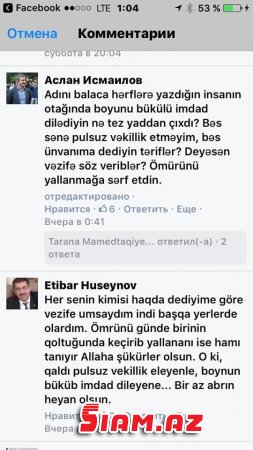"Boynu bükülü imdad dilədiyin nə tez yaddan çıxdı?" - Sabiq deputatla hüquqşunas arasında qalmaqal "Boynu bükülü imdad dilədiyin nə tez yaddan çıxdı?" - Sabiq deputatla hüquqşunas arasında qalmaqal