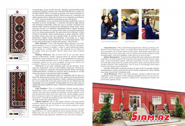 “Azərbaycan xalçaları” jurnalının 21-ci sayı nəşr olunub “Azərbaycan xalçaları” jurnalının 21-ci sayı nəşr olunub