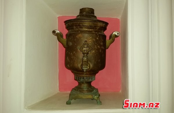Azərbaycanda 16 metr hündürlüyündə samovar Azərbaycanda 16 metr hündürlüyündə samovar