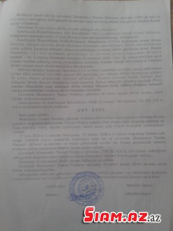 ŞOK OLAY: Lənkəran ŞPİ-nin keçmiş yol polis şöbəsinin rəisi övladından imtina edə bilmədi ŞOK OLAY: Lənkəran ŞPİ-nin keçmiş yol polis şöbəsinin rəisi övladından imtina edə bilmədi