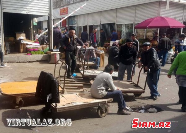 Generalın mafiyası bazarda arabasürənlərə hücuma keçdi Generalın mafiyası bazarda arabasürənlərə hücuma keçdi