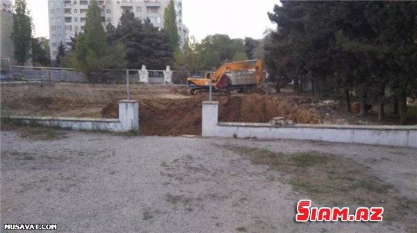 Daha bir tikinti şirkəti gecələr yaşıllığa hücum edir- şəhid adına olan parkda "qətliam" FOTOLAR Daha bir tikinti şirkəti gecələr yaşıllığa hücum edir- şəhid adına olan parkda "qətliam" FOTOLAR