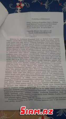 Zərdablı məmur əlilin haqqını kəsdi, qardaşına da dava açdı - FOTOLAR, VİDEO Zərdablı məmur əlilin haqqını kəsdi, qardaşına da dava açdı - FOTOLAR, VİDEO