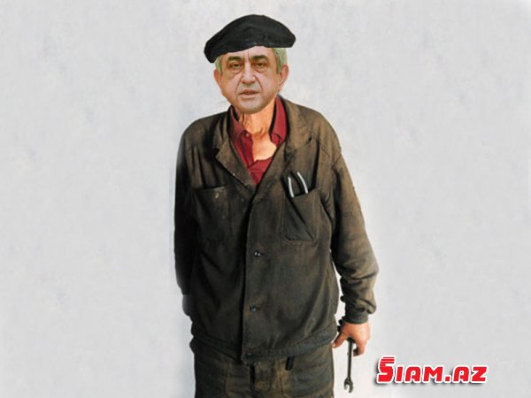 Serj Sarkisyan: xalqını hərraca çıxarmış zavallı Serj Sarkisyan: xalqını hərraca çıxarmış zavallı