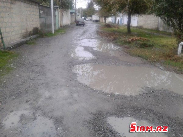 Göyçayın mərkəzində kənd yolu- başçıdan ŞİKAYƏT+FOTOLAR Göyçayın mərkəzində kənd yolu- başçıdan ŞİKAYƏT+FOTOLAR